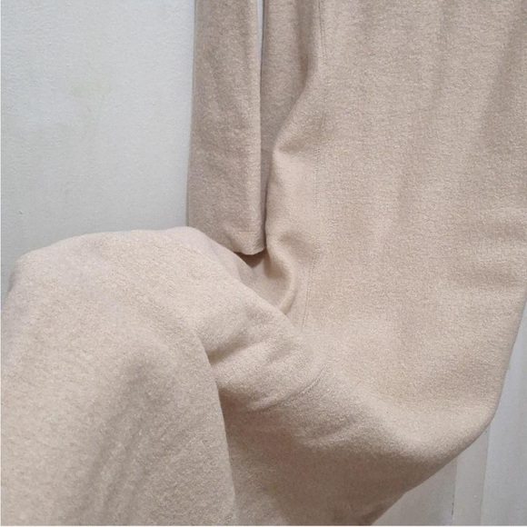 ZARA BOUCLÉ WOOL DRESS Ivory - Picture 12 of 16